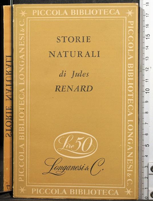 Storie naturali - Jules Renard - copertina