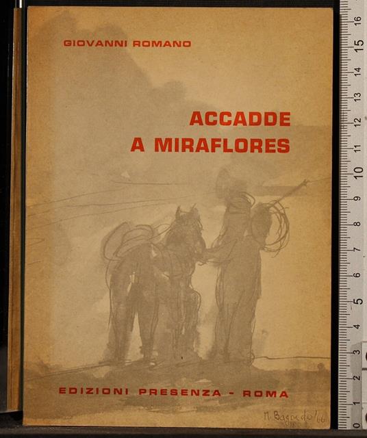 Accadde a miraflores - Giovanni Romano - copertina