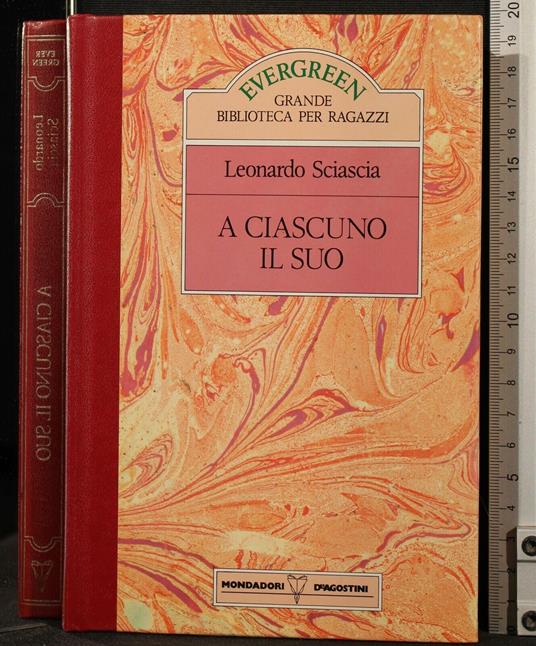 A Ciascuno Il Suo - Leonardo Sciascia - copertina