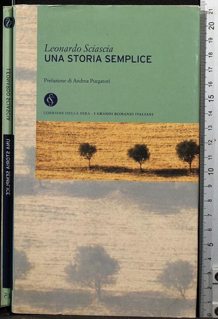 Una storia semplice - Leonardo Sciascia - copertina