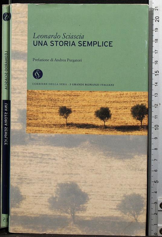 Una storia semplice - Leonardo Sciascia - copertina