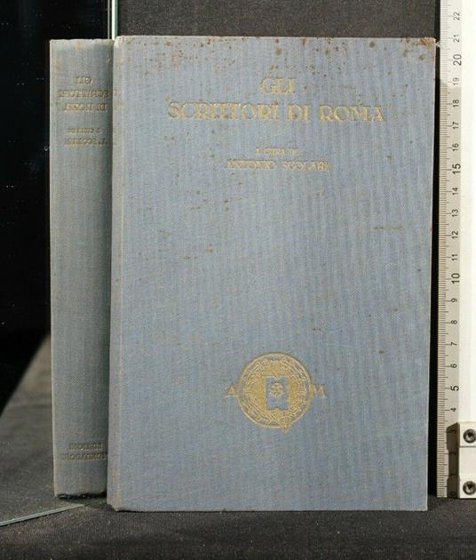 Gli Scrittori di Roma - Antonio Scolari - copertina