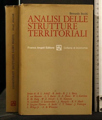 Analisi Delle Strutture Territoriali - Bernardo Secchi - copertina