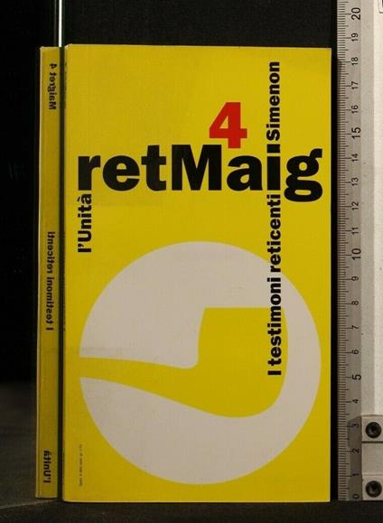Maigret I Testimoni Reticenti - Georges Simenon - copertina