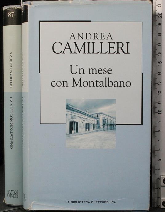 Un Mese Con - Andrea Camilleri - copertina