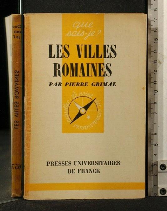 Les Villes Romaines - Pierre Grimal - copertina