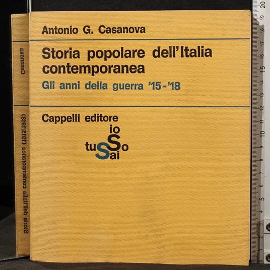 Storia popolare dell'Italia contemporanea. 15-18 - Giorgio Baffo - copertina