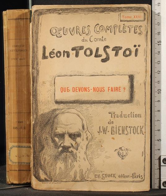 Oeuvres completes. Vol XXVI - Lev Tolstoj - copertina