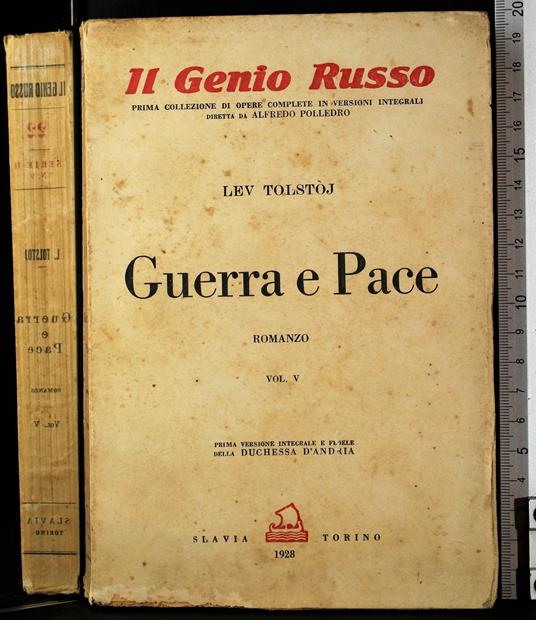 Guerra e pace. Vol 5 - Lev Tolstoj - copertina