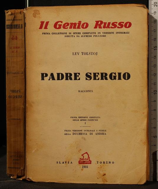 Padre Sergio. Racconti - Lev Tolstoj - copertina