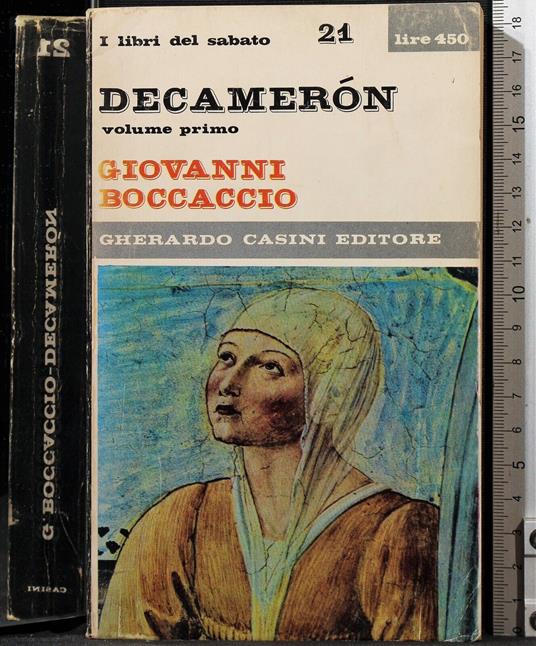 Decameròn - Giovanni Boccaccio - copertina