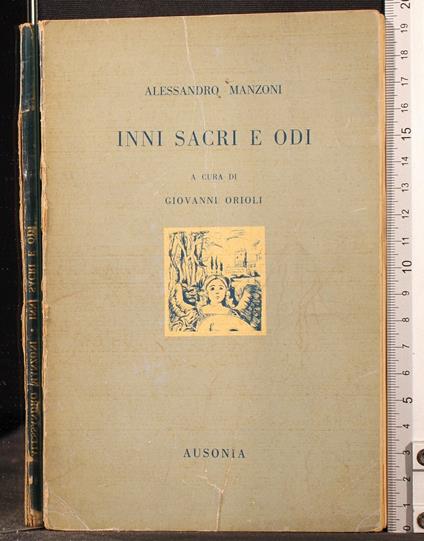 Inni sacri e odi - Alessandro Manzoni - copertina
