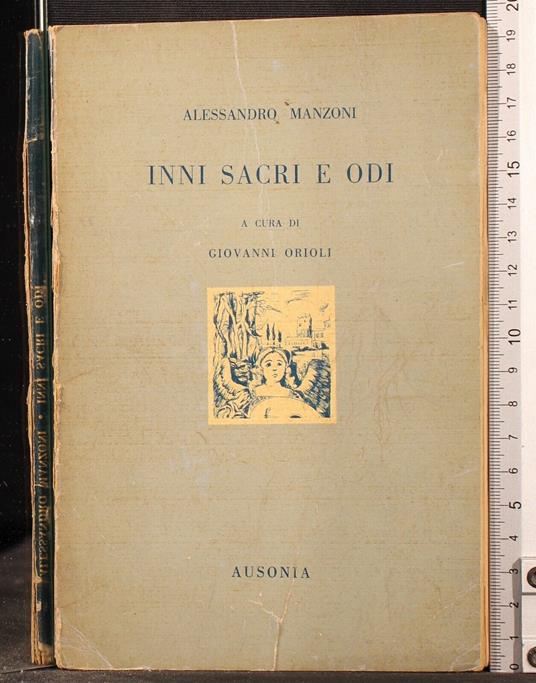 Inni sacri e odi - Alessandro Manzoni - copertina