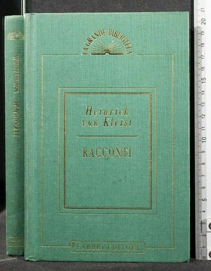 Racconti - Heinrich von Kleist - copertina