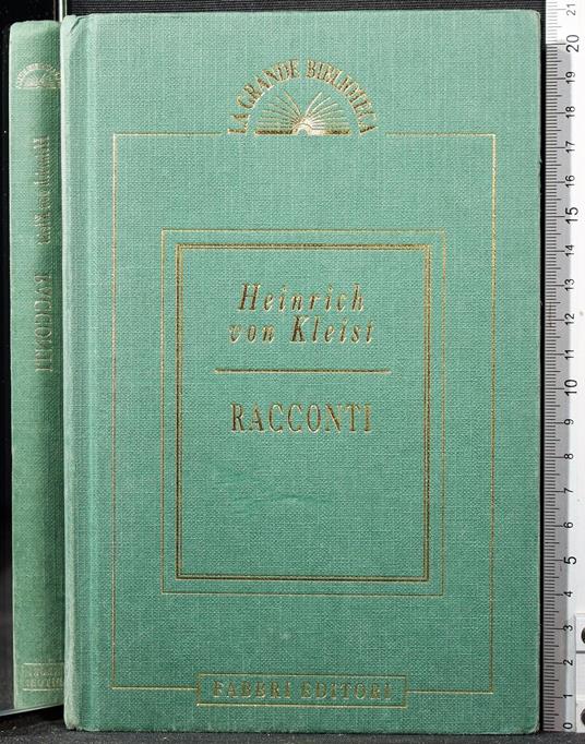 Racconti - Heinrich von Kleist - copertina