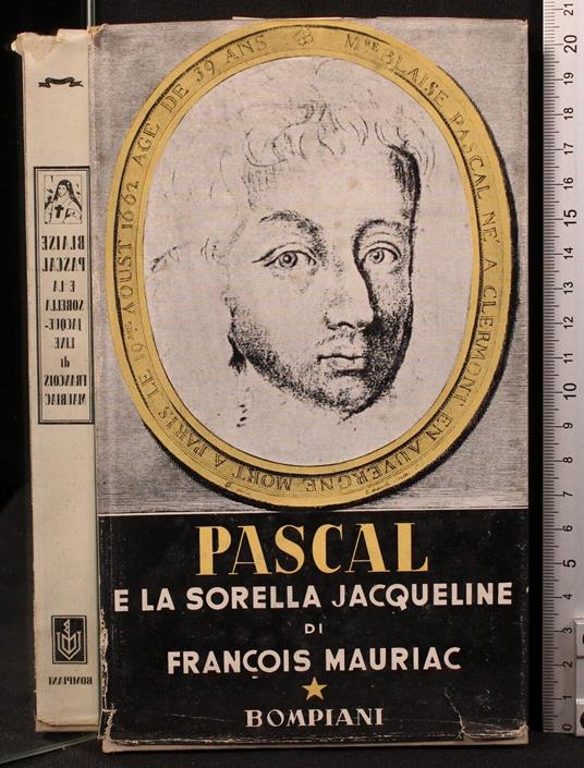 Pascal e la sorella Jacqueline - François Mauriac - copertina