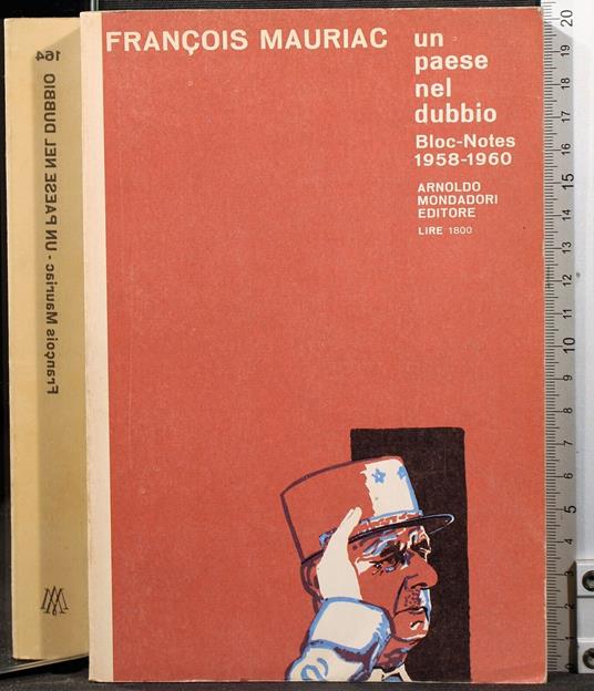 Un paese nel dubbio - François Mauriac - copertina