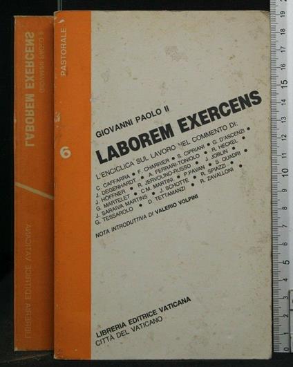 Laborem Exercens - Giovanni Paolo II - copertina