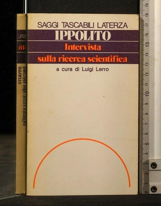Intervista Sulla Ricerca Scientifica - Roberto Ippolito - copertina