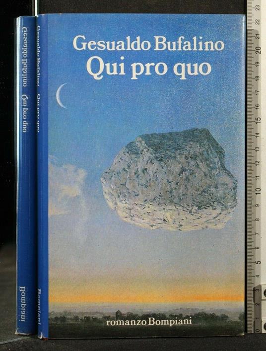 Qui Pro Quo - Gesualdo Bufalino - copertina
