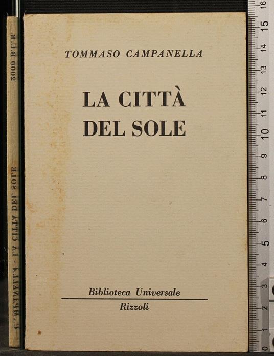 La Città Del Sole - Tommaso Campanella - copertina