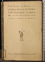 Storia della letteratura italiana... Vol. 1 parte 1