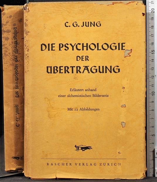 Die psychologie der ubertragung - Carl Gustav Jung - copertina
