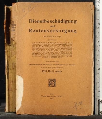 Dienstbeschadigung Und - Adam - copertina