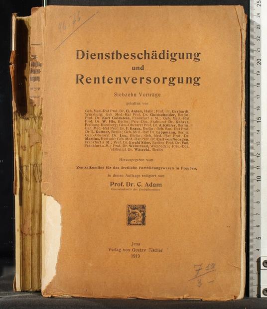 Dienstbeschadigung Und - Adam - copertina