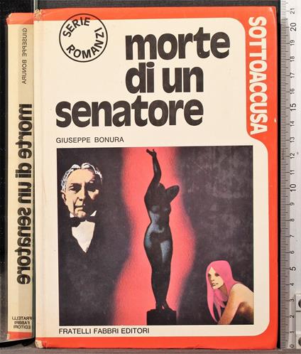 Morte di un senatore - Giuseppe Bonura - copertina