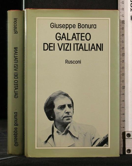 Galateo Dei Vizi Italiani - Giuseppe Bonura - copertina