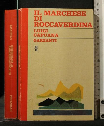 Il Marchese di Roccaverdina - Luigi Capuana - copertina
