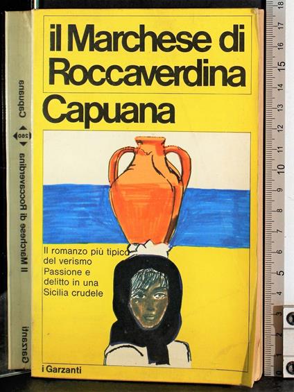 Il marchese di Roccaverdina - Luigi Capuana - copertina