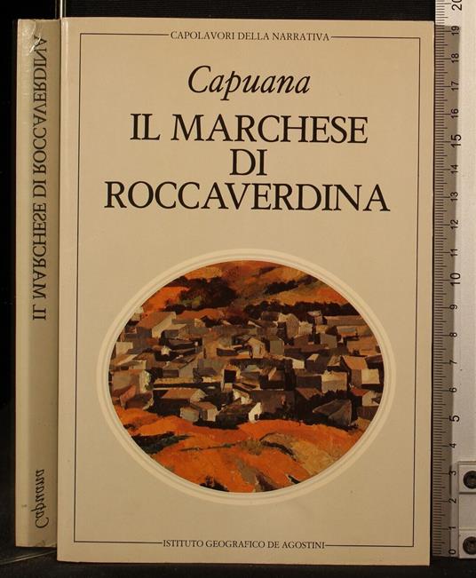 Il marchese di Roccaverdina - Luigi Capuana - copertina