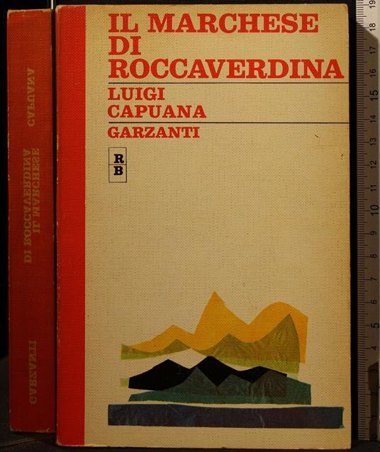 Il Marchese di Roccaverdina - Luigi Capuana - copertina