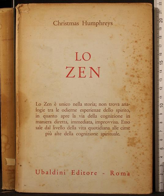 Lo Zen.Buddismo Zen - Christmas Humphreys - copertina