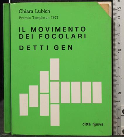 Il Movimento Dei - Chiara Lubich - copertina
