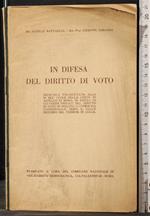 In difesa del diritto di voto