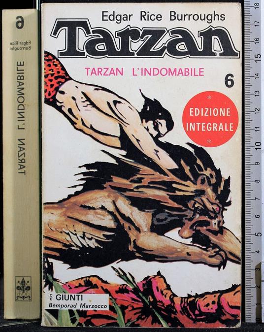 Tarzan l'indomabile - Edgar R. Burroughs - copertina