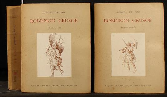 Robinson Crusoe. 2 Volumi - Daniel Defoe - copertina