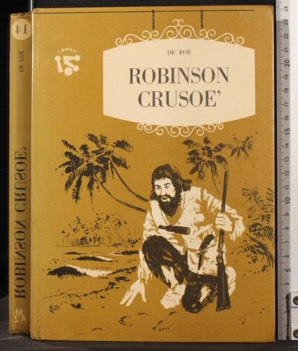 Robinson Crusoè - Daniel Defoe - copertina