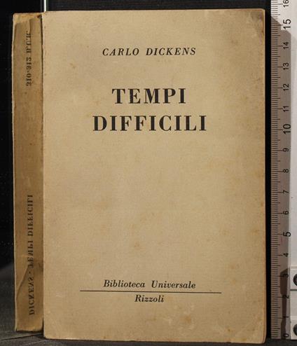 Tempi difficili - Charles Dickens - copertina
