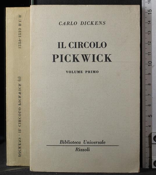 Il circolo del Pickwick vol 1 - Charles Dickens - copertina