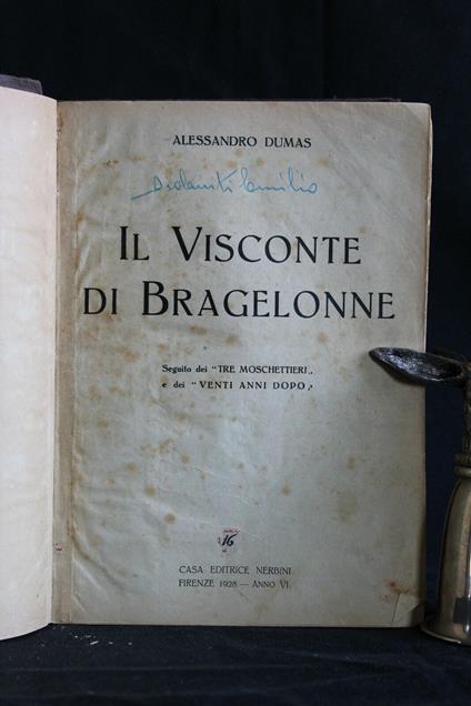Il Visconte di Bragellone - Alexandre Dumas - copertina
