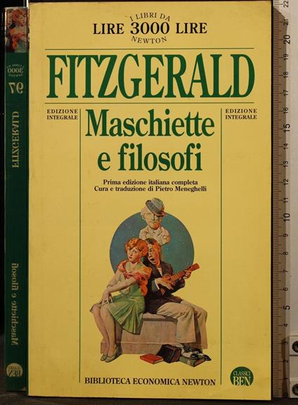 Maschiette e Fisofofi - Francis Scott Fitzgerald - copertina