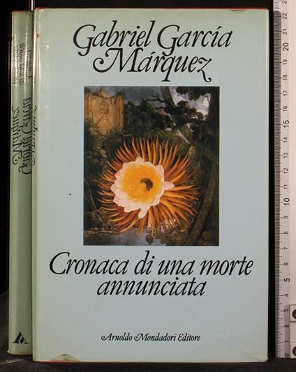 Cronaca di una morte annunciata - Gabriel García Márquez - copertina