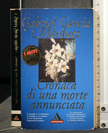 Cronaca di Una Morte Annunciata - Gabriel García Márquez - copertina