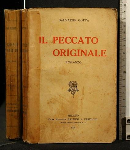 Il Peccato Originale - Salvatore Gotta - copertina