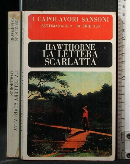 La Lettera Scarlatta - Nathaniel Hawthorne - copertina