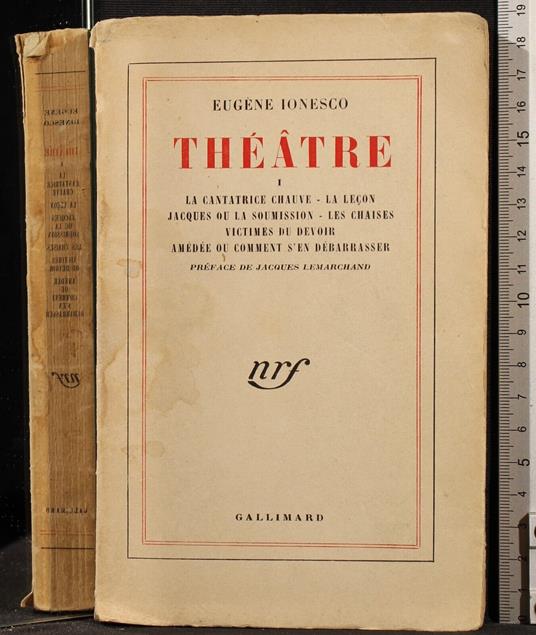Theatre. Vol 1 - Eugène Ionesco - copertina